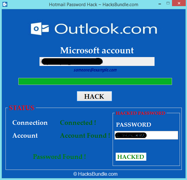 Free Hotmail Password Hack Online